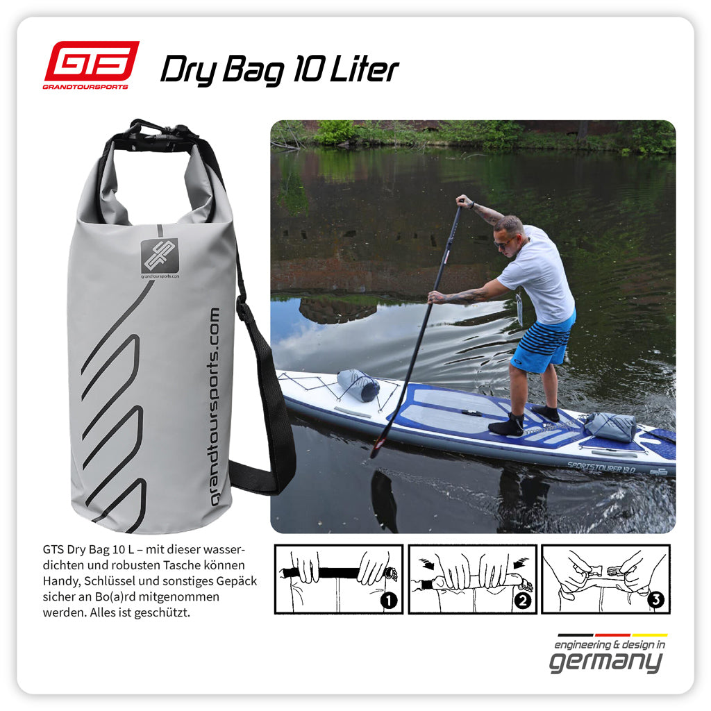 DRY Bag 10 L GRAU