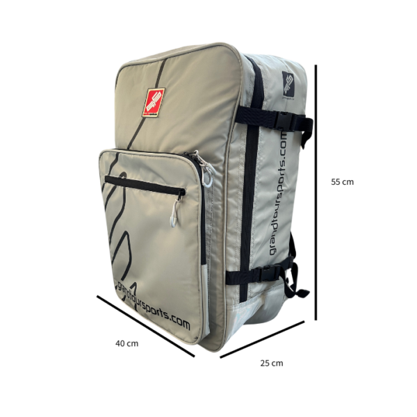 reiserucksack 120 liter Wasserabweisender Camping de l'Océan – Death by Audio Farbgebung:Blau Metallic