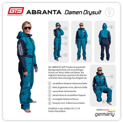 ABRANTA Damen Trockenanzug - Drysuit XS