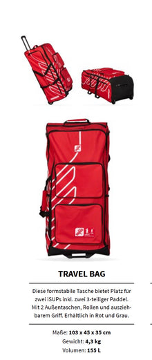 GTS XL Boardbag for Standup Paddle SUP Sport Leisure Travel Backpack 100 L