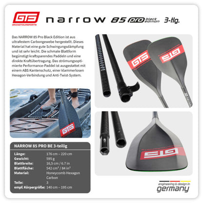 GTS NARROW 85 Pro Black Edition (3-teilig)