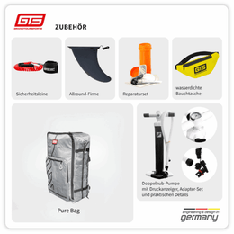 Premium Touring SUP - RS "12.6 x 29" PBC mit Paddel
