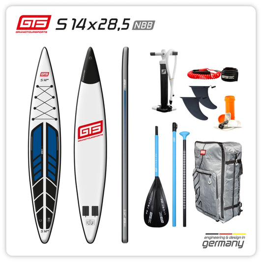 Premium Touring SUP – S 14×28.5 PROSPORT NBB with Paddle