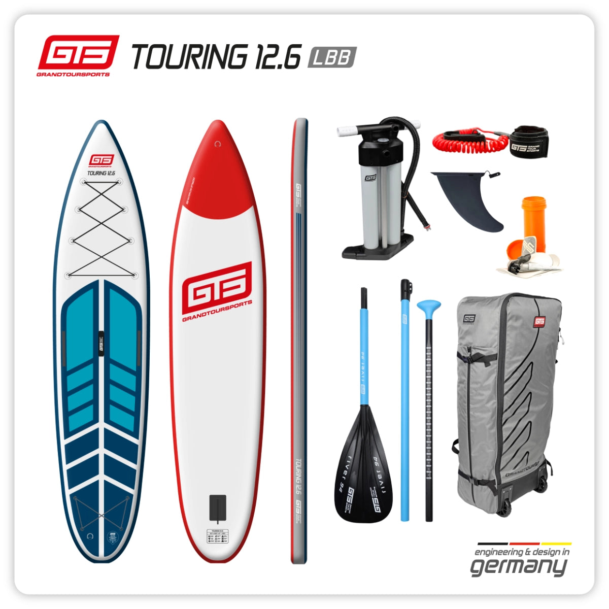 Premium Touring SUP 12.6 LBB mit Paddel