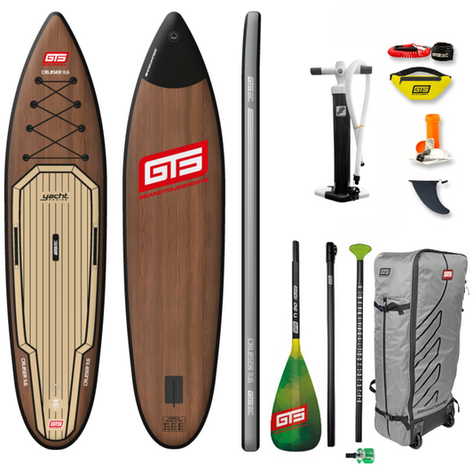 GTS Premium Touring SUP – Cruiser 11.6 Yacht Design (PBC) with paddle