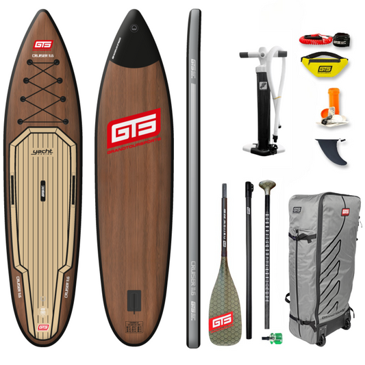 GTS Premium Touring SUP – Cruiser 11.6 Yacht Design (PBC) with paddle