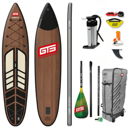 Premium Touring SUP 12.6 Wood Design mit Paddel