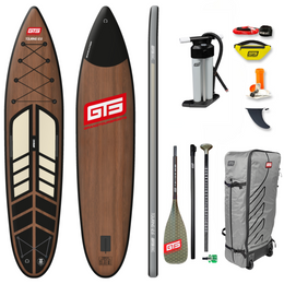 Premium Touring SUP 12.6 Wood Design mit Paddel
