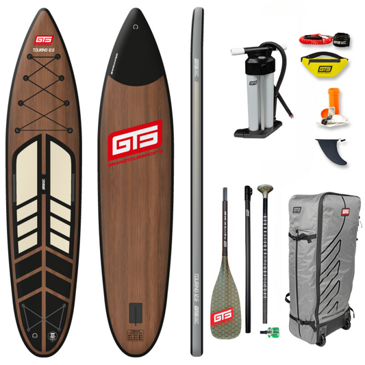 Premium Touring SUP 12.6 Wood Design mit Paddel
