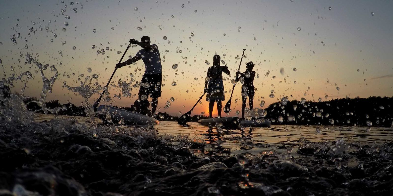 GTS Paddleboards Surfing Sunset Sea
