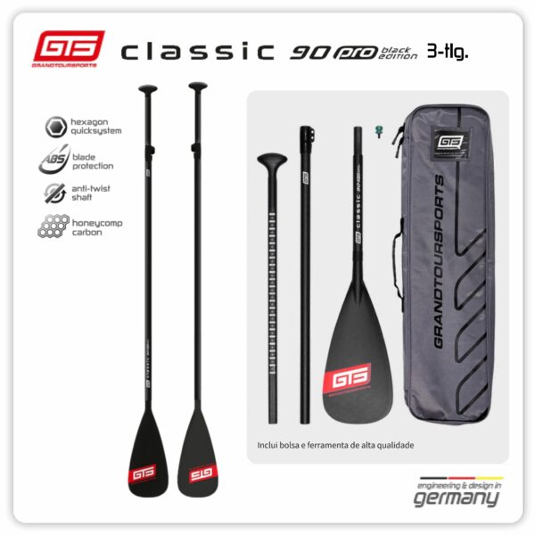 GTS CLASSIC 90 PRO Black Edition 3 peças