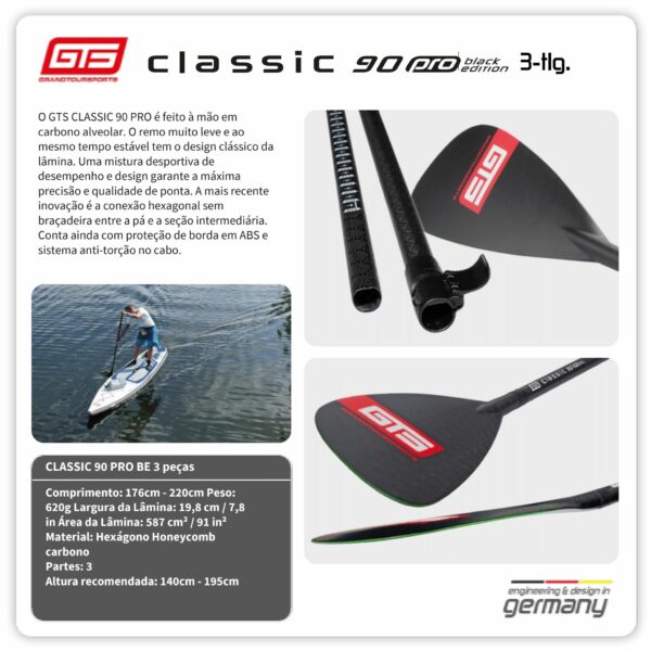 GTS CLASSIC 90 PRO Black Edition 3 peças - Image 2