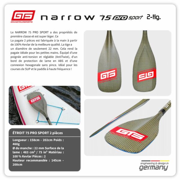 GTS NARROW 75 PRO SPORT 2 pièces – Image 2