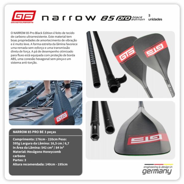 GTS NARROW 85 PRO 3 peças - Image 2