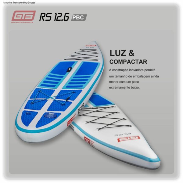 Conjunto de placas PBC RS 12.6 sem saco com pá de carbono NARROW 85 UD - Image 4