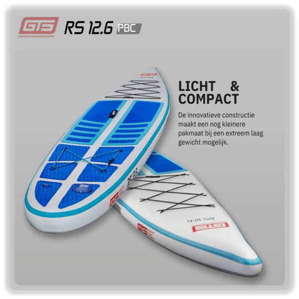 RS 12.6 PBC Board Set zonder tas met NARROW 85 UD carbon peddel - Afbeelding 4