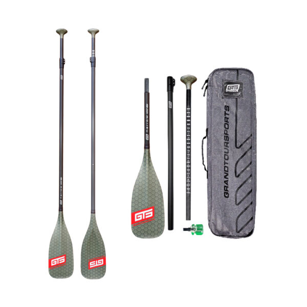 GTS NARROW 100 PRO, 3-teilig Premium Carbon SUP Paddel