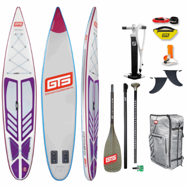 GTS Premium Touring SUP -  "SPORTSTOURER 12.0 x 30" mit Paddel – Bild 2