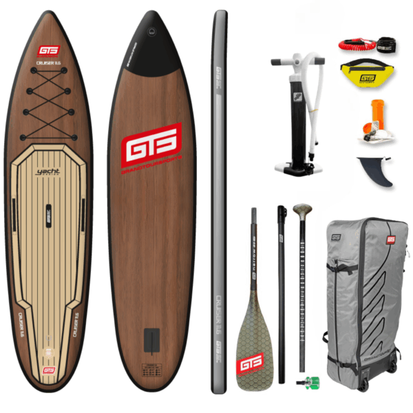GTS Premium Touring SUP – Cruiser 11.6 Yacht Design (YDW) mit Paddel – Bild 2