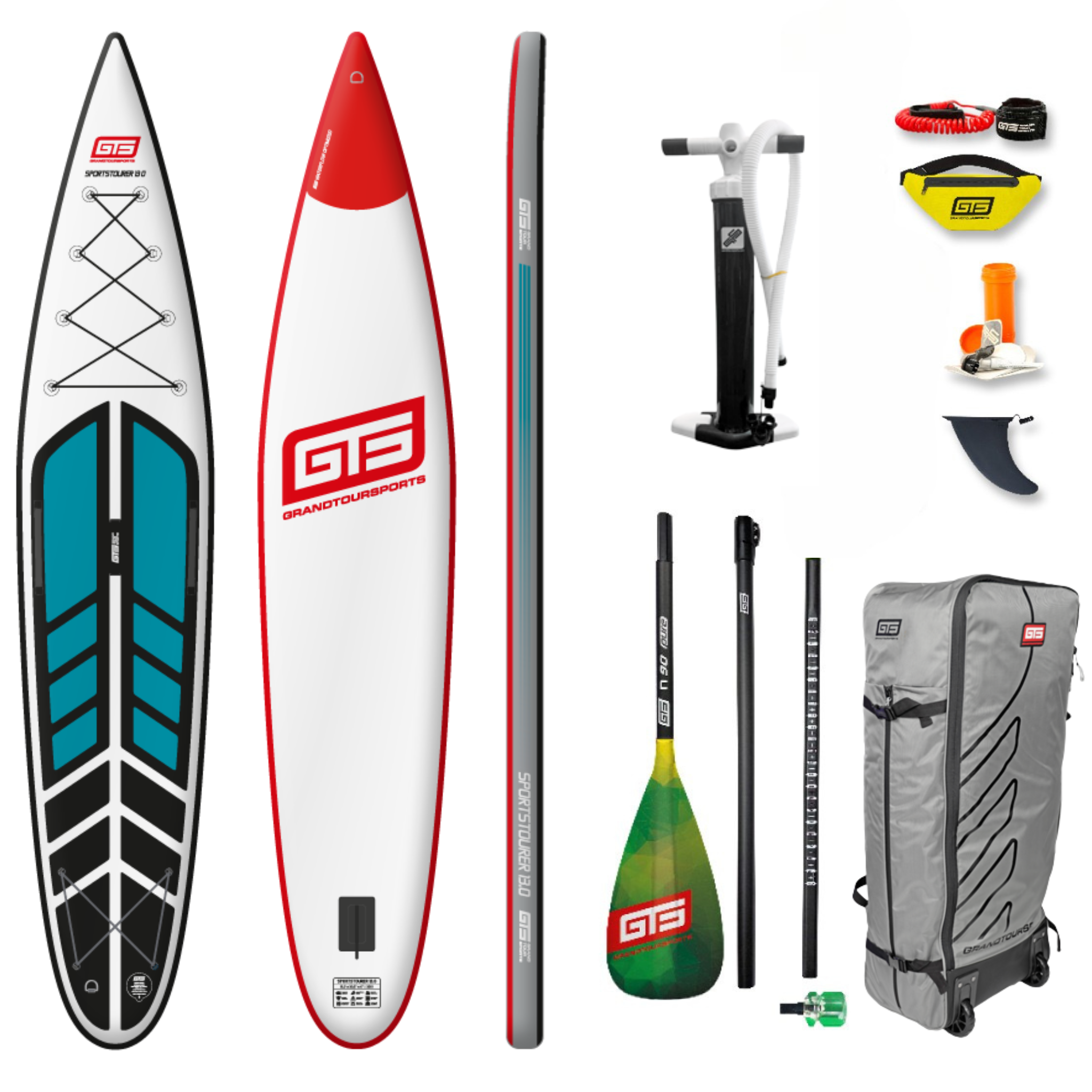 Sportstourer 13.0 Inflatable SUP Board – SUP Set mit Zubehör